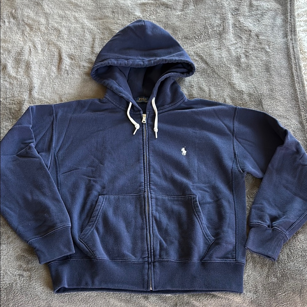 Polo Ralph Lauren Full-Zip Hoodie - Navy Blue